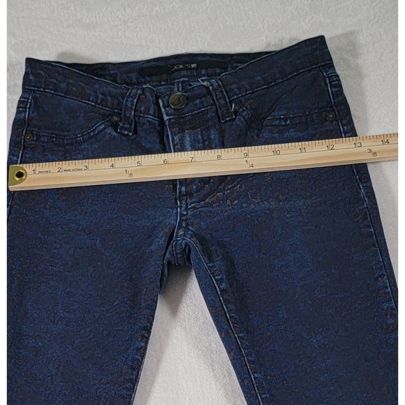 JOE'S JEANS Girls Size 12 Leopard Brown Velvet Skinny Slim Fit Legging Pants - Picture 10 of 16